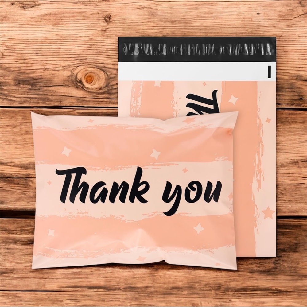 (10) 10x13 Thank You Poly Mailers
